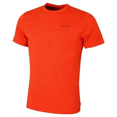 Image of Calvin Klein Mens Newport T Shirt Spicy Orange Marl M