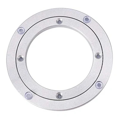 Image of Heavy Duty Aluminium Alloy Rotating Bearing Lazy Susan Turntable Round Dining Table Smooth Swivel Plate(6 inch)