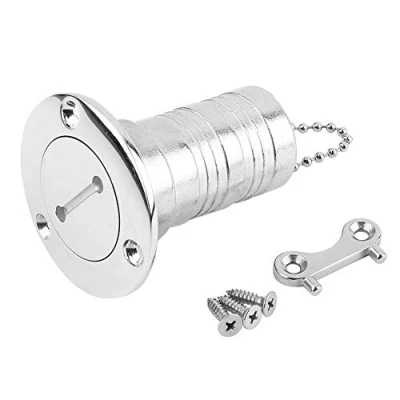 Image of Replacement for Marine Deck Hull Filler Boat Water Tank Cap Kit, 316 Stainless Steel 1.5In Fill Fuel Accessories Yacht