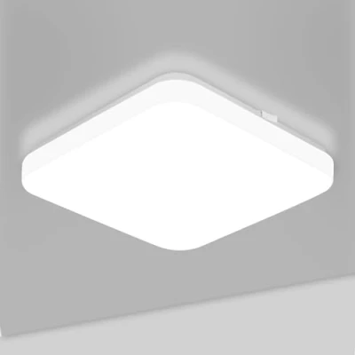 Image of Lepro Ceiling Lights 24W, 2400lm Super Bright Square LED Light, Daylight White 5000K, IP44 Waterproof Bathroom for Office, Living Room, Bedroom, Kitchen, Hallway, Porch