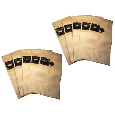 Image of vhbw 10x Vacuum Cleaner Bag compatible with Festool CT/CTL/CTM 22, FIS CT 22/5 paper, 60cm x 26.6cm, sand coloured