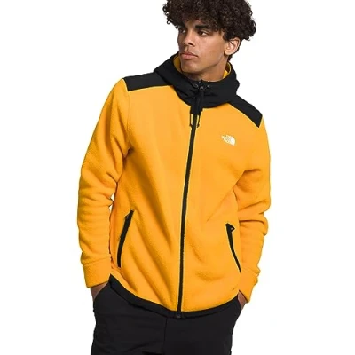 Image of THE NORTH FACE Men&#039;s Alpine Polartec 200 Jacket, Summit Gold/TNF Black, XL