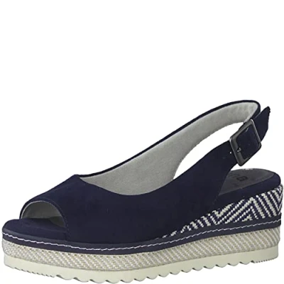 Image of Jana Women&#039;s 8 29600 28 805 Sling Pumps, Navy, 5 UK