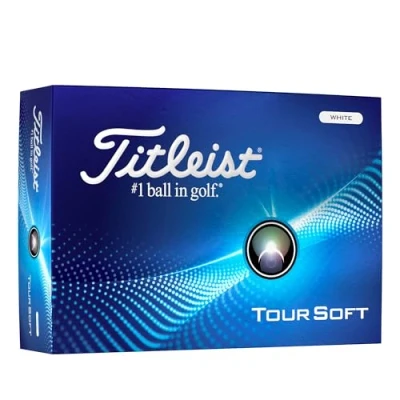 Image of Titleist Tour Soft Golf Ball, White