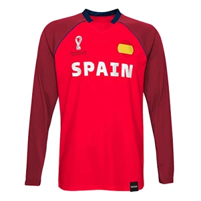 Image of FIFA Official World Cup 2022 Classic Long Sleeve, Mens, Spain, X Large