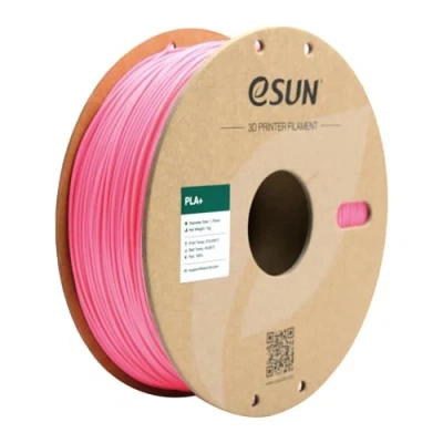 Image of eSUN PLA+ Filament 1.75mm, Enhanced Toughness 3D Printer PLA Plus, Dimensional Accuracy +/ 0.03mm, 1KG Spool (2.2 LBS) Printing for Printers, Pink