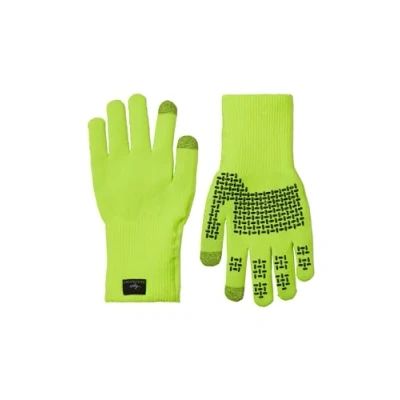 Image of SEALSKINZ Unisex Waterproof All Weather Ultra Grip Knitted Glove Neon Yellow, X Large