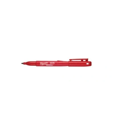Image of Milwaukee MHT48223170 INKZALLTM Fine Tip Marker Red