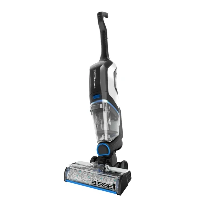 Image of BISSELL CrossWave Cordless Max Wet &amp; Dry Multi Surface Floor Cleaner High Performance: Vacuums, Mops And Dries in One Go 2765E,Black/Pearl White With Bossanova Blue Accents