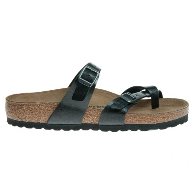 Image of Birkenstock Unisex Mayari Birko Flor Graceful Licorice Sandals 5 UK