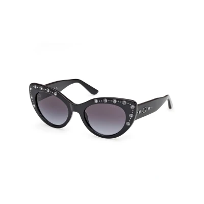 Image of Sunglasses Guess Gu00163 col. 01b Donna Cat eye Nero