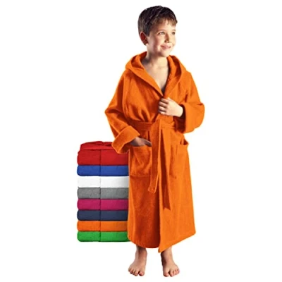 Image of Arus Child’s Bathrobe, 152, Orange