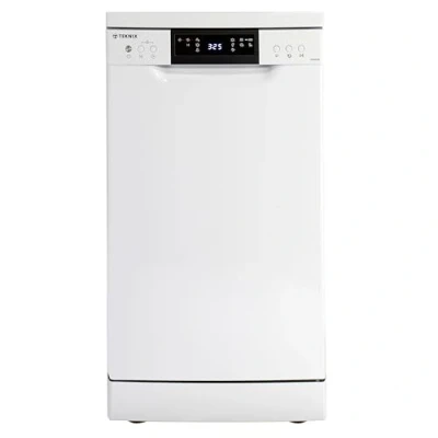 Image of Teknix TFD455W 45cm 9 Place Freestanding Dishwasher White