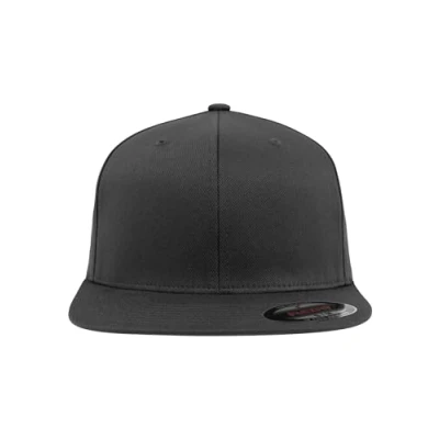 Image of Flexfit Flat Visor Kappen, Darkgrey, S/M