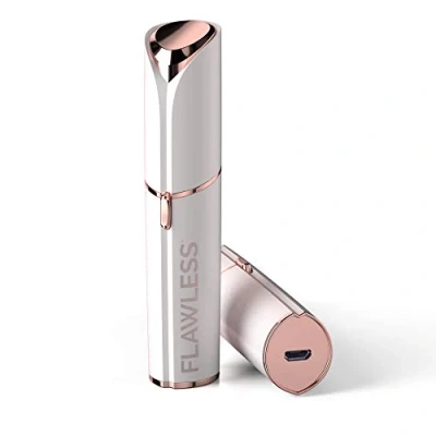 Image of Finishing Touch Flawless Next Generation Facial Hair Remover, Rechargeable, 2 x Replacement Heads Included, White