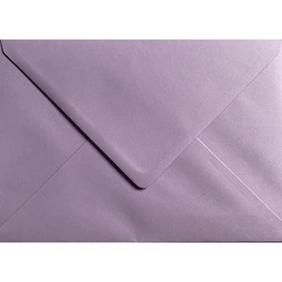 Image of C6 Coloured envelopes for A6 Greeting Cards Wedding Invitation Crafts 114x162mm Pack of 30 (Lilac)