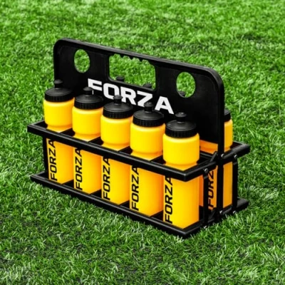 Image of FORZA 10 Water Bottles &amp; Carrier [750ml] BPA Free Plastic Variety Of Colours (Yellow)