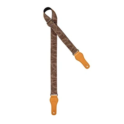 Image of Ortega Guitars Adjustable Ukulele Strap Spring Series Cotton, Brown (OCS 310U)