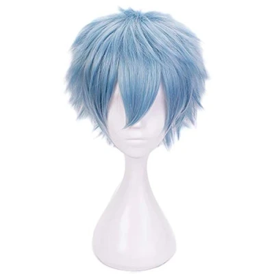 Image of MUZIWIG Anime Cosplay Wig for Tomura Shigaraki My Hero Academia Synthetic Hair with Free Cap Halloween Party Costume Accessories