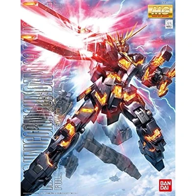 Image of BANDAI SPIRITS 175316 Unicorn Banshee Gundam Model Kit, Black,Golden,Yellow, S