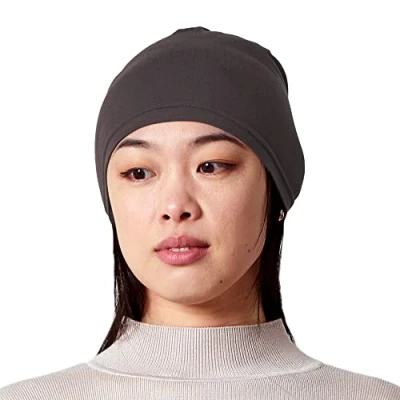 Image of 2 Piece Men Women Workout Hats Eco Friendly Beanie for and Brown