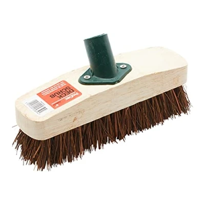 Image of ProDec 9&quot; Natural Palmyra Fibre Stiff Deck Scrub Brush Head