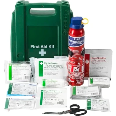 Image of Safety First Aid Truck &amp; Van Vehicle Kit Fire Extinguisher