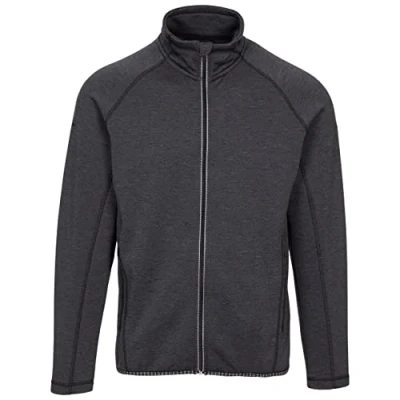 Image of Trespass Mens Active Top Long Sleeve Full Zip Quickdry Tembering