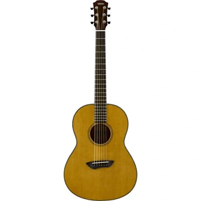 Image of Yamaha CSF1M Western Guitar Compact, Practical and Elegant, Acoustic with a Rich Sound, Whether You’re on the Move or in Studio, Includes Padded Hard Bag, Vintage Natural Colour, ¾ size