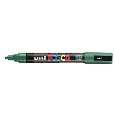 Image of Posca UNI BALL MARKER Pen PC 5M GREEN Single