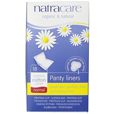 Image of Natracare Panty Liner Normal Wrapped 18 Pieces x 1
