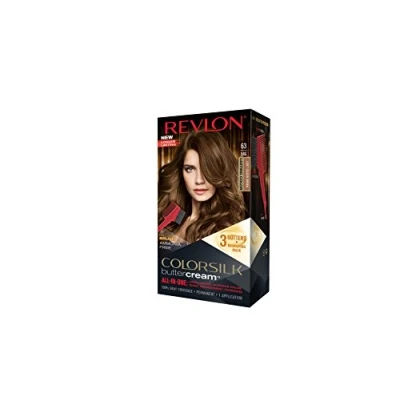 Image of Revlon Colorsilk All In One Buttercream 63 Light Golden Brown Hair Colour