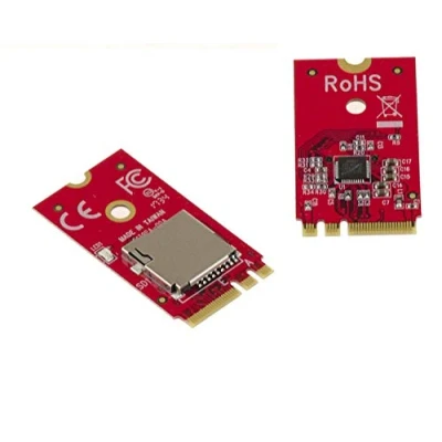 Image of KALEA INFORMATIQUE M2 controller card (M.2 NGFF A Key or E Key) for MicroSD 2TB capacity Micro SD SDHC SDXC