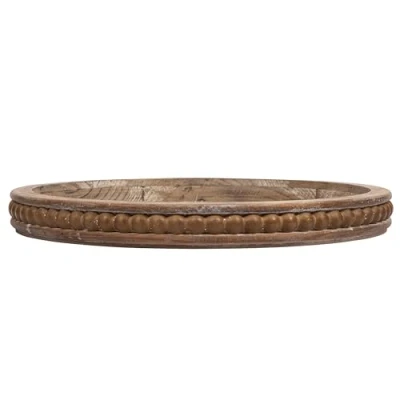 Image of Creative Co Op Decorative Wood Tray, Single, Natural