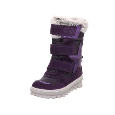 Image of Superfit Flavia Winter boots for kids, Size: 2, Lila Leather and textile