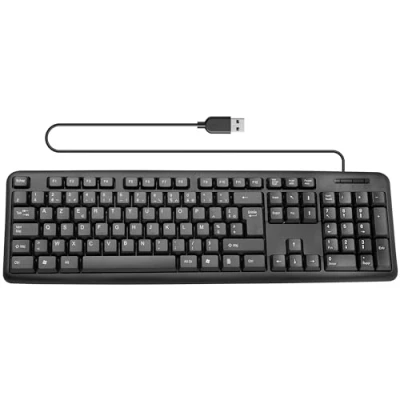 Image of APM France 100020 Wired Keyboard Black (AZERTY Layout)