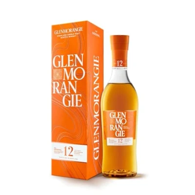 Image of Glenmorangie The Original 12 Years Old Single Malt Whisky, Aged in Bourbon Casks, Gift Box, 35cl