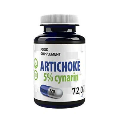 Image of Hepatica Artichoke Extract 500mg 120 Vegan Capsules, 5% Cynarin, 3rd Party lab Tested, High Strength Supplement, Gluten and GMO Free