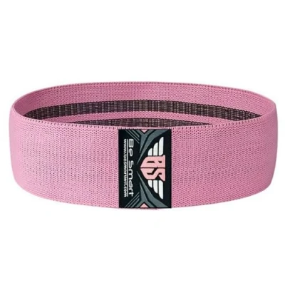 Image of Fabric Resistance Bands Exercise Band Workout Fitness for Hips &amp; Glutes Non Slip Booty Women Men Beginners Athletes Strength Training Yoga Pilate (Pink, Medium)