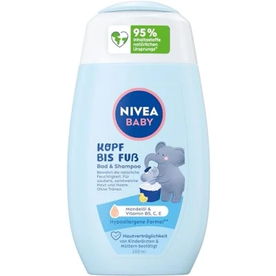 Image of NIVEA Baby Head to Foot Bath &amp; Shampoo 200 ml