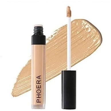 Image of ONEKLIK Phoera concealer full coverage highly pigmented matte finish flawless dark circles under eye makeup cream moisturiser helps control excess oil (104 Custard)