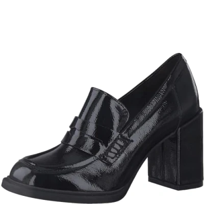 Image of MARCO TOZZI Women&#039; 2 24403 20 Loafer Flat, Black (Black Patent), 5 UK