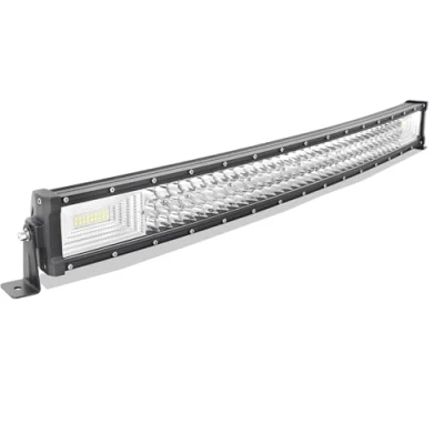 Image of AUXTINGS 32 inch 405W Curved Triple Row 7D Led Work Light Bar Spot Flood Combo Beam DC 12V 24V 6000k Offroad Vehicles 4x4 Atvs Utvs