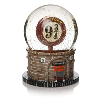 Image of Half Moon Bay Harry Potter Snow Globe Platform 9 3/4 Globes For Children Decor &amp; Bedroom Accessories Adults Gifts Girls Boys