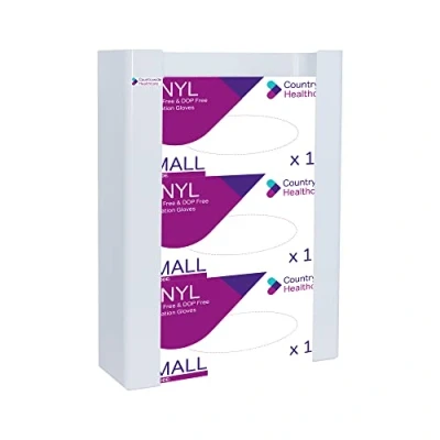 Image of Countrywide Healthcare, Triple Glove Box Holder Wall Mounted.
