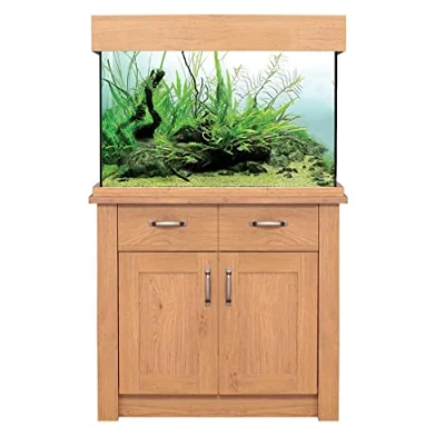 Image of Oak Aquarium Fish Tanks Style &amp; Shades (81cm / 145L, Style)