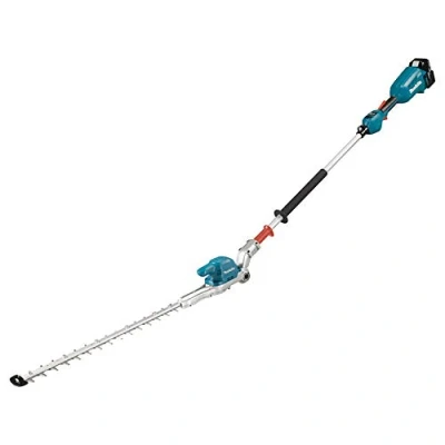 Image of Makita DUN500WRTE 18V Li ion LXT Brushless Pole Hedge Trimmer Complete with 2 x 5.0 Ah Batteries and Charger