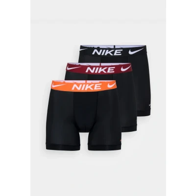 Image of Nike Underwear Brief 3 PACK Pants, Men&#039;s, Size: XS, Safety orange/team red/black