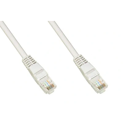 Image of LINK LK5E005P Network Cable Utp Cat 5E Unshielded 0.5 m White Colour 1 Connector 90 Degree