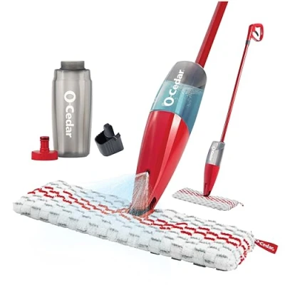 Image of O Cedar ProMist MAX Microfiber Spray Mop, Red
